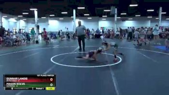 52 lbs Finals (2 Team) - Gunnar Landis, PA Alliance vs Mason Kolva, D3PRIMUS