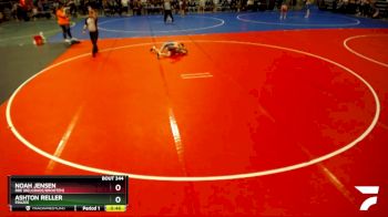 88 lbs Champ. Round 1 - Noah Jensen, BBE (Belgrade/Brooten) vs Ashton Reller, Frazee