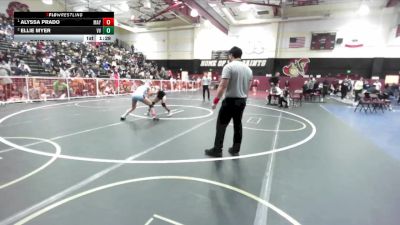 105 lbs 1st Place Match - Alyssa Prado, Mayfair vs Ellie Myer, Victor Valley