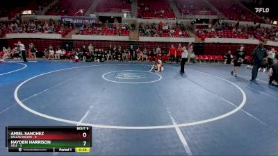 120 lbs Quarters & 1st Wb (16 Team) - Hayden Harrison, Azle vs Amiel Sanchez, Dallas Wilson