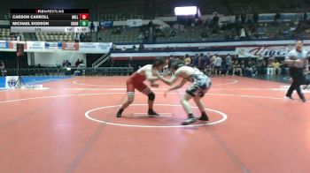 175 lbs Quarters & Wb (16 Team) - Carson Carroll, Mills Godwin vs Michael Dodson, Granby