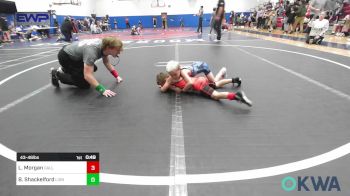 43-46 lbs Round Of 16 - Larry Morgan, Carl Albert vs Braxton Shackelford, Lions Wrestling Academy