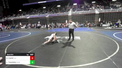 81 lbs Semifinal - Knixon Cahill, Top Of The Rock WC vs Leihum Twombly, Nebraska Elite WC