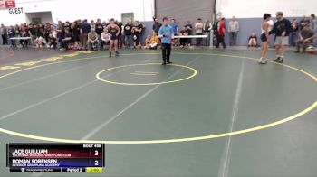 132 lbs Quarterfinal - Jace Guilliam, Soldotna Whalers Wrestling Club vs Roman Sorensen, Interior Grappling Academy