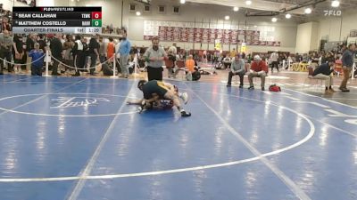 144 lbs Quarterfinal - Sean Callahan, Tewksbury vs Matthew Costello, Hanover