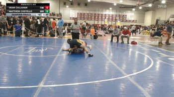 144 lbs Quarterfinal - Sean Callahan, Tewksbury vs Matthew Costello, Hanover
