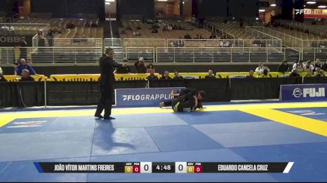 Eduardo Cancela Cruz vs João Vítor Martins Freires 2025 Pan Jiu Jitsu IBJJF Championship