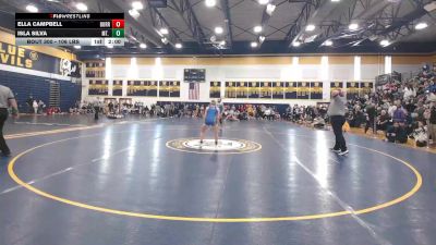 112 lbs Semifinal - Ella Campbell, Burrell vs Isla Silva, Mt. Lebanon
