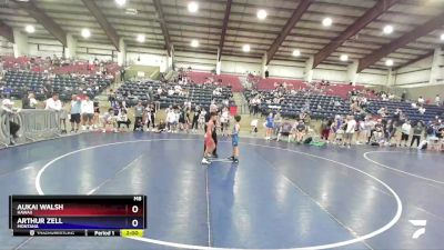 70 lbs Quarterfinal - Aukai Walsh, Hawaii vs Arthur Zell, Montana