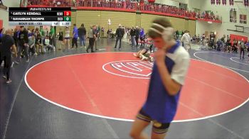 120 lbs Semifinal - Savannah Thorpe, Richland vs Caitlyn Kendall, Newberg