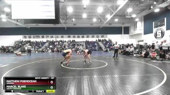 157 lbs Cons. Round 7 - Matthew Poemoceah, Anaheim vs Marcel Blake, South Torrance