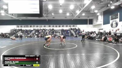 157 lbs Cons. Round 7 - Matthew Poemoceah, Anaheim vs Marcel Blake, South Torrance