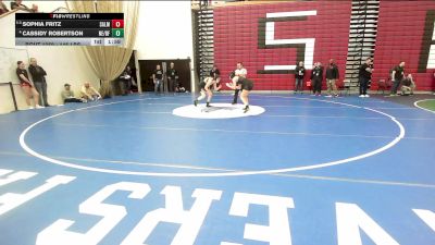 145 lbs Quarterfinal - Sophia Fritz, Salem vs Cassidy Robertson, Northeast Metro Tech/Bishop Fenwick