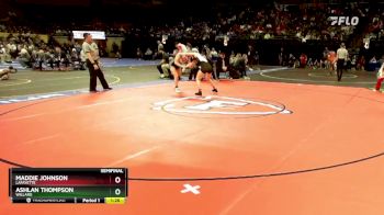 135 Class 2 lbs Semifinal - Maddie Johnson, Lafayette vs Ashlan Thompson, Willard