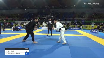 KONSTANTINOS LAMPOS vs WESLEY LOPES CAIXETA 2022 European Jiu-Jitsu IBJJF Championship