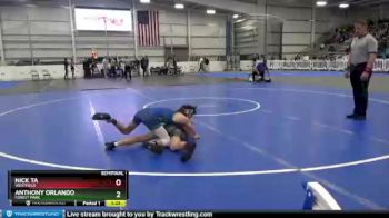 120 lbs Semifinal - Nick Ta, Westfield vs Anthony Orlando, Forest Park