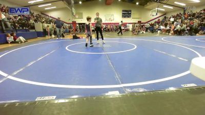 60 lbs Quarterfinal - Krew Koscheski, Tiger Trained Wrestling vs Maverick Spencer, Keystone Wrestling Club