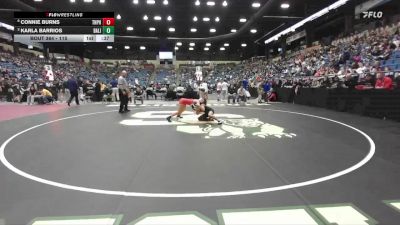 115 lbs 5th Place Match - Connie Burns, Topeka - Highland Park HS vs Karla Barrios, Basehor-Linwood HS