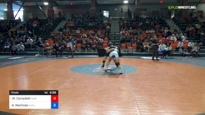 109 lbs Final - McKayla Campbell, Campbellsville University vs Alleida Martinez, Menlo College