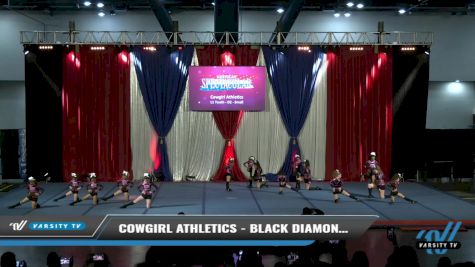 Cowgirl Athletics - Black Diamonds [2021 L1 Youth - D2 - Small Day 2] 2021 The American Spectacular DI & DII