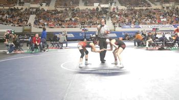 102-D2 Quarterfinal - Hazel Shortman, Monument Valley High School vs Mya Mazon, Lee Williams High School