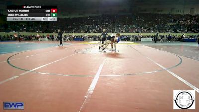 140 lbs Round Of 32 - Kastor Martin, Chandler JH vs Luke Williams, Tecumseh