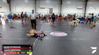 56 lbs Round 5 (6 Team) - Carson Swartwood, Florida Scorpions vs Hayzen Rittenhouse, Storm