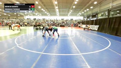 285 lbs Round Of 32 - Devin M Quantz, TX vs Reginald Thomas, MO