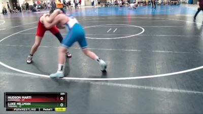 235 lbs Semis (4 Team) - Luke Millman, TMBWWG vs Hudson Marti, Alexandria