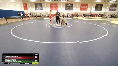 145 lbs Semifinal - Liam Richards, Askren Wrestling Academy vs Colin Maier, Askren Wrestling Academy