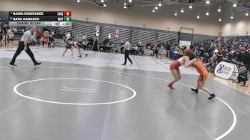 138 lbs Champ. Round 1 - Naima Rodriguez, Fauquier vs Katia Kamarck, Hayfield