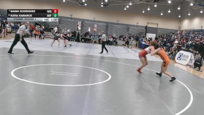 138 lbs Champ. Round 1 - Naima Rodriguez, Fauquier vs Katia Kamarck, Hayfield