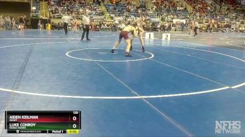 120 lbs Cons. Round 2 - Aiden Keilman, Minot vs Luke Conroy, Fargo Davies