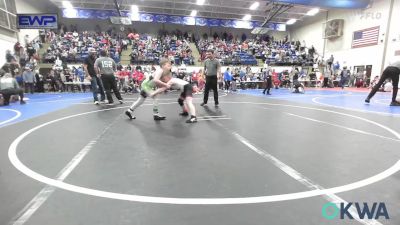 90 lbs Rr Rnd 4 - Landry Kindle, Warrior Wrestling Club vs Knox Blevins, Vinita Kids Wrestling