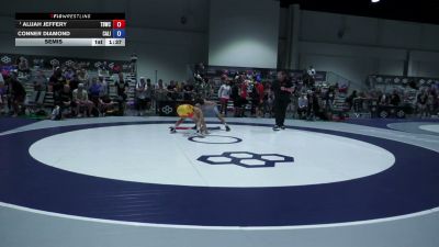 62 kg Semis - Alijah Jeffery, Tiger Den Wrestling Club vs Conner Diamond, California