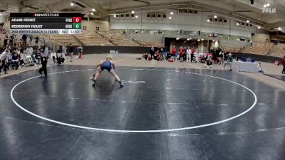 126 lbs 2nd Wrestleback (8 Team) - Zedediah Hulet, Anderson Co. High School vs Adam Perez, Pigeon Forge High School