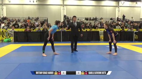 Brittany Grace Harder vs Isabelle Catherine Butts 2024 World IBJJF Jiu-Jitsu No-Gi Championship