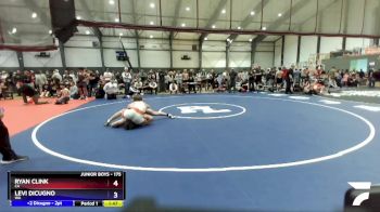 175 lbs Quarterfinal - Ryan Clink, CA vs Levi Dicugno, WA