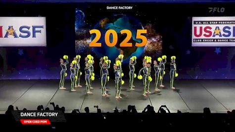 Dance Factory [2025 Open Coed Pom Semis] 2025 The Dance Worlds