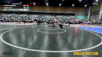 120 lbs Consi Of 8 #1 - Jayden Ahumada, Coalinga Roughnecks vs Gage Little, Bruin Elite