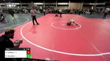 73 lbs Round Of 16 - Kaiden Callison, Stampede WC vs Robbie Gonzalez, Silverback WC