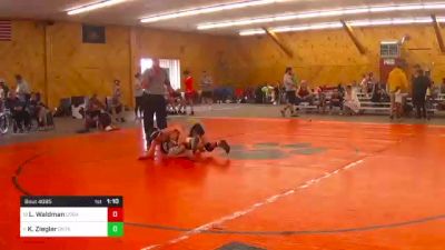 100 lbs Consi Of 4 - Lauger Waldman, Cogan Station vs Kurt Ziegler, Ontario