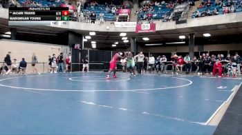 285 lbs Champ. Round 3 - Jacari Travis, Unattached vs Marqwuan Young, Washington