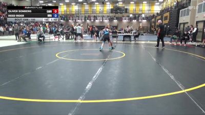 100 lbs Champ. Round 2 - Oliver Sonberg, Caveman Wrestling vs Reed Rider, Moen Wrestling Academy