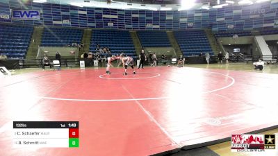 132 lbs Round Of 16 - Caleb Schaefer, Maurer Coughlin Wrestling Club vs Brody Schmitt, MWC Wrestling Academy, NE