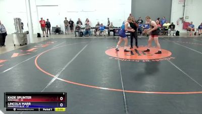 187 lbs Placement Matches (8 Team) - Kade Splinter, Wisconsin vs Lincoln Marr, Minnesota Blue