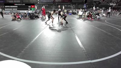 132 lbs Semifinal - Aidyn Herrera, Cja vs Mariano Droz, The Lab WC