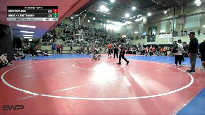132 lbs Cons. Round 3 - Brock Crittenden, Sequoyah vs Gus Buthod, Coweta