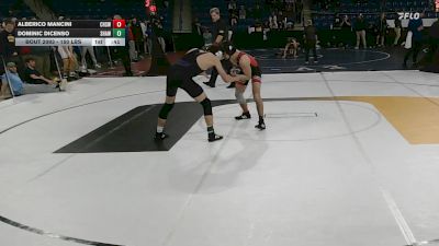 150 lbs Consi Of 16 #2 - Alberico Mancini, Cranston West vs Dominic Dicenso, Shawsheen