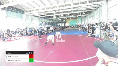 78 lbs Consi Of 8 #2 - Roan Rickel-Cruz, Team Aggression vs Crúz Armstrong, Sublime Wr Ac